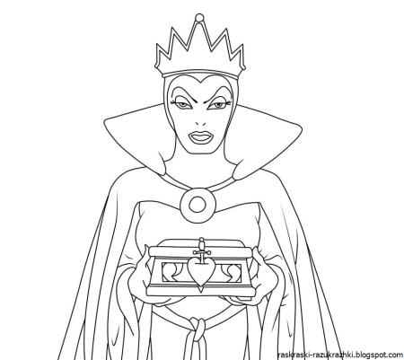 Раскраска Королева