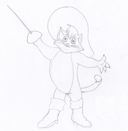 Сказочный герой рисунок карандашом