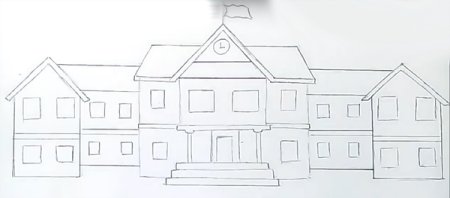 Школа рисунок карандашом для срисовки