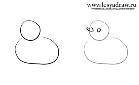 Рисование серая шейка подготовительная