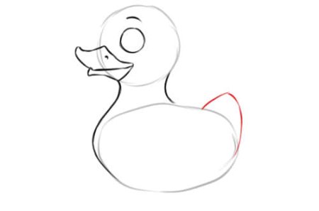 Серая шейка схема рисования для детей