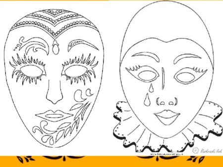 Театральные маски изо