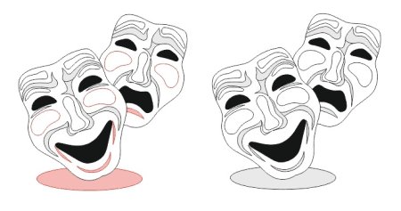 Театральные маски изо