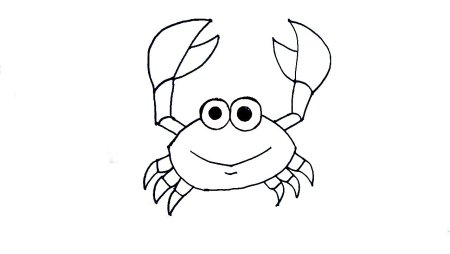 Нарисовать краба