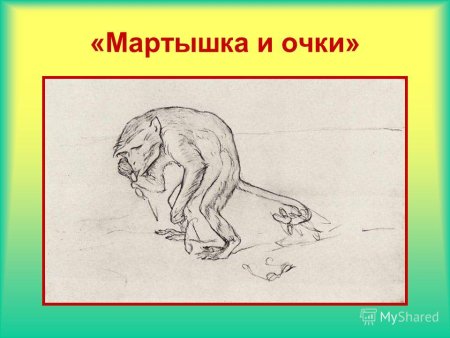 Мартышка и очки презентация