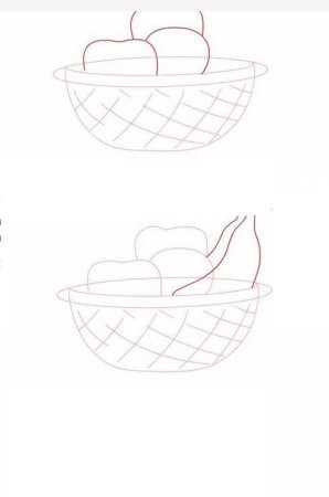 Поэтапное рисование натюрморта для детей