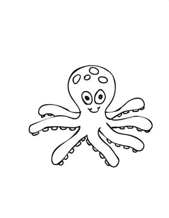 Заготовка осьминога для Paint