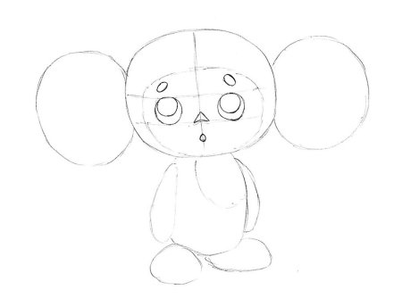 Рисунок Чебурашки 2 класс