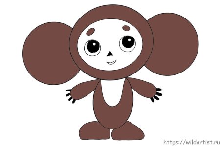 Рисование Чебурашка