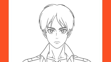 Eren Jaeger раскраска