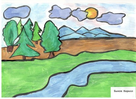 Рисунок на тему Россия карандашом