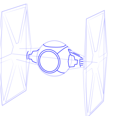 Истребитель СИД раскраска
