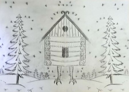 Рисование домика в старшей группе