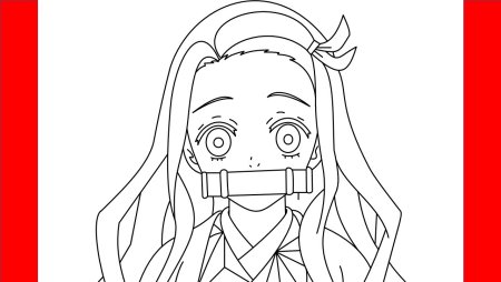 Наброски для рисования Незуко