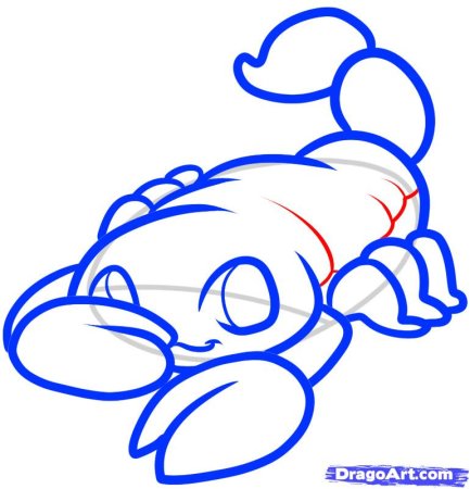 Скорпион для рисования