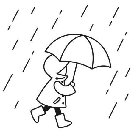 Гроза поэтапное рисование