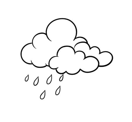 Картина дождь для детей