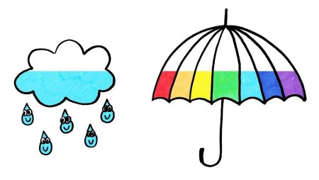 Рисунок леса пошагово