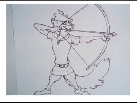 Робин Гуд рисунок