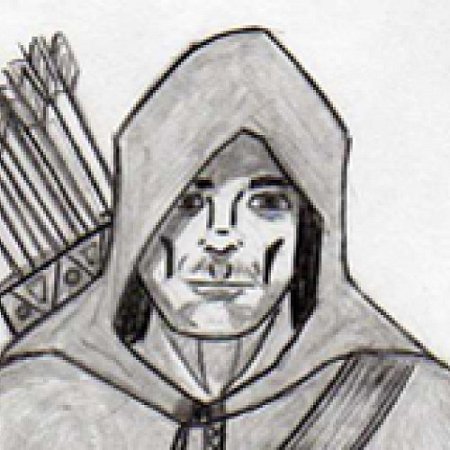 Робин Гуд рисунок карандашом