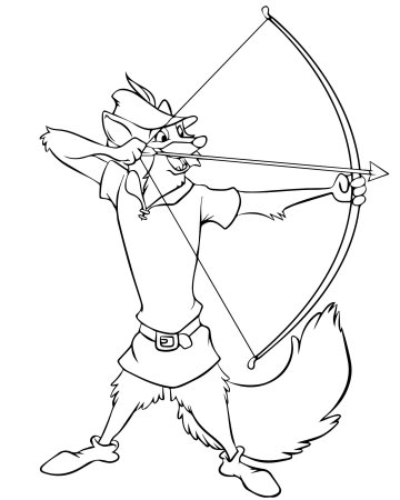 Робин Гуд рисунок