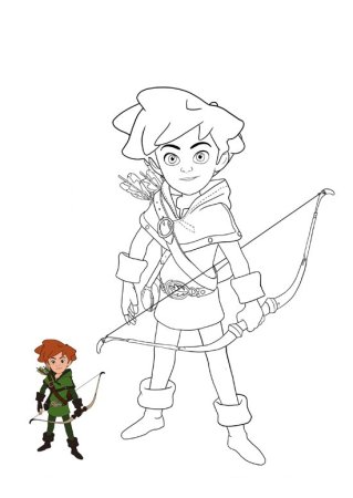 Робин Гуд нарисовать