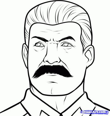Сталин Иосиф Виссарионович рисунок