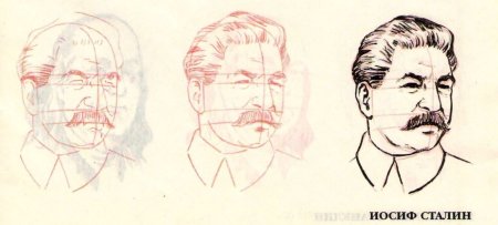 Сталин Иосиф Виссарионович рисунок