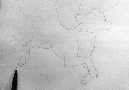 Фантазия рисунок карандашом