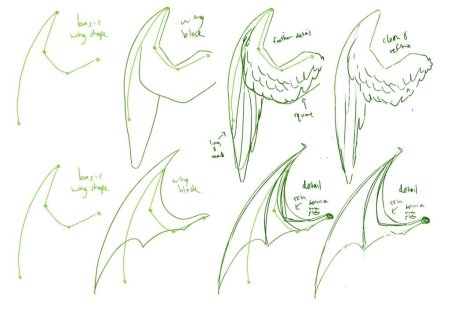 Дьявольские Крылья референс