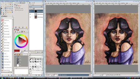 Простые рисунки в gimp