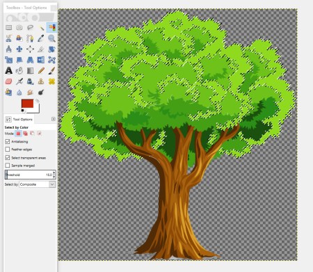 Рисование в gimp