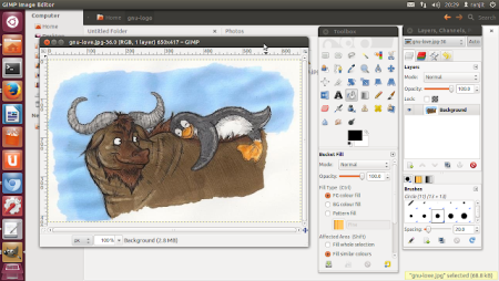 Рисование в гимп