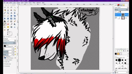 Простые рисунки в gimp