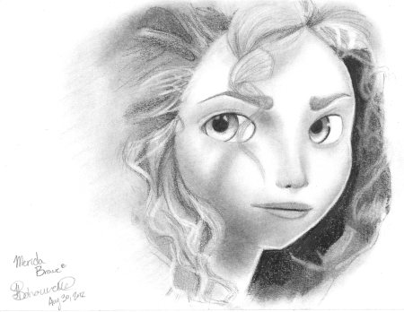 Храбрая сердцем для срисовки