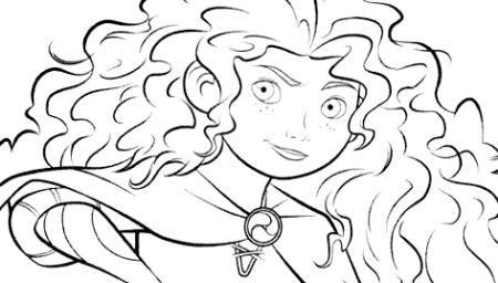 Мирида раскраска портрет