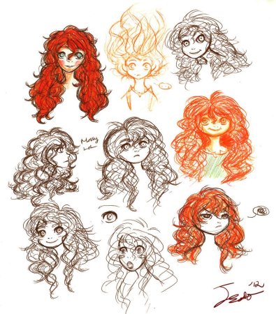 Арт скетч Мерида