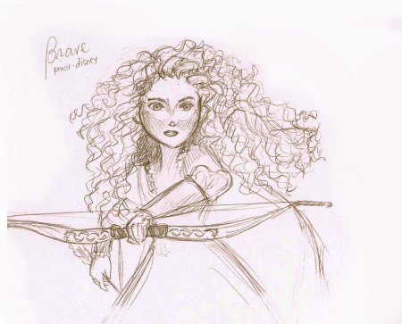Храбрая сердцем рисунки карандашом