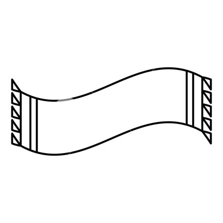 Шарф раскраска для малышей