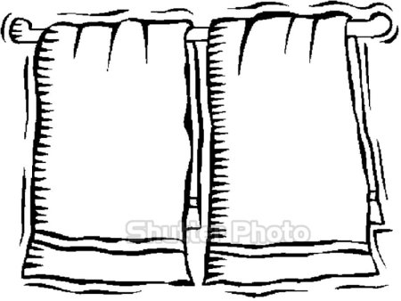 Рисование полотенце