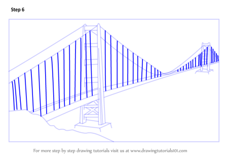 Мост Сан Франциско чертеж
