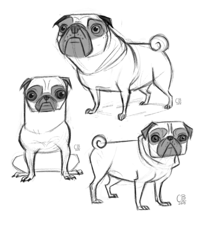 Поэтапный рисунок МОПСА