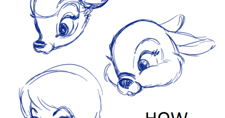 Олененок пошагово рисунок