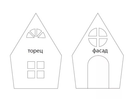 Пряничный домик рисунок