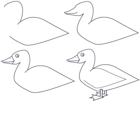 Утка для рисования