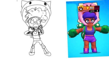 Brawl Stars срисовать