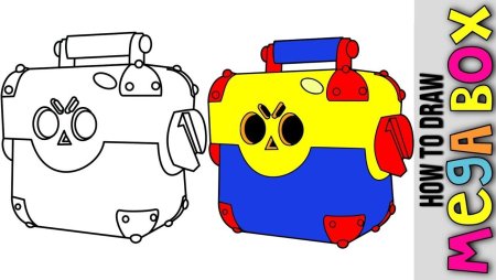 Мега ящик раскраска