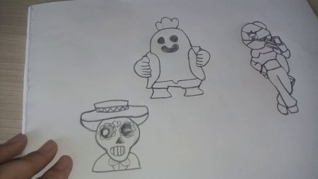 Рисунки БРАВЛЕРОВ для срисовки