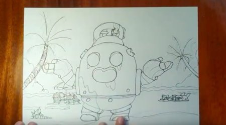 РОБОСПАЙК срисовки