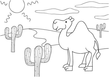 Рисунок на тему пустыня